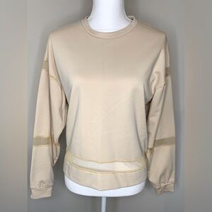 Lea & Viola Crew Neck Long Sleeve Sweatshirt Women Size Small
